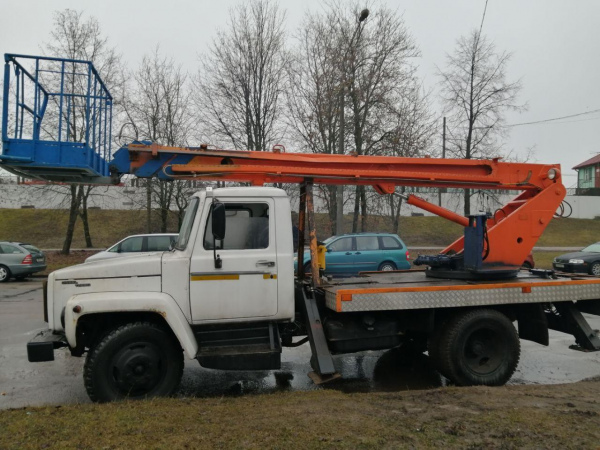 Аренда автовышки ГАЗ 3309, 18 метров